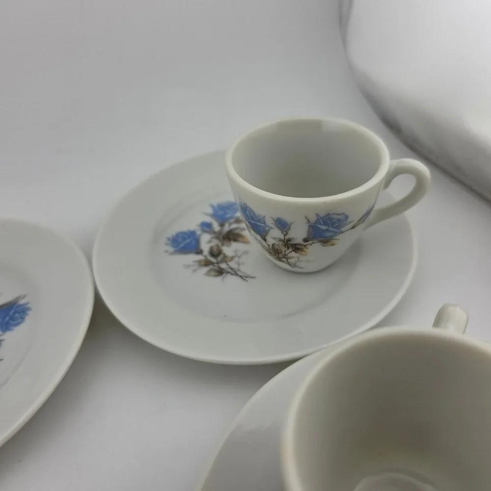 Vintage Porcelain Miniature‎ Tea Set 11pc Made in Japan Incomplete
